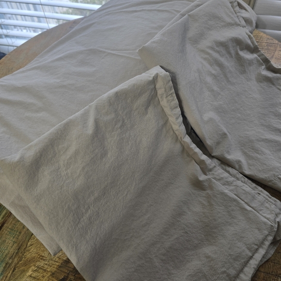 Parachute Duvet Cover and Pillowcases in Bone 100% Cotton - Picture 6 of 12